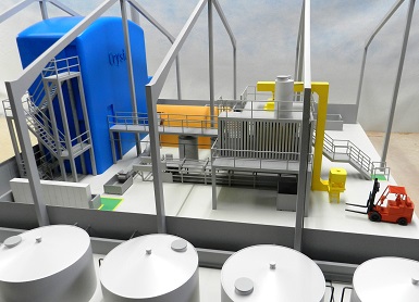 Simplified Factory Model – 1:30 scale